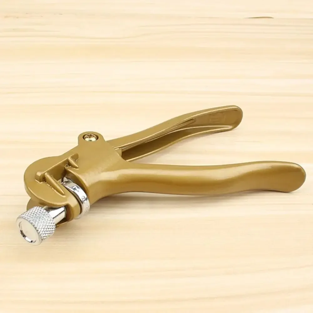 Sawtooth Dresser Zinc Alloy with Magnifying Glass Portable Saw Teeth Set Tool Anvil Design Pulling Pliers