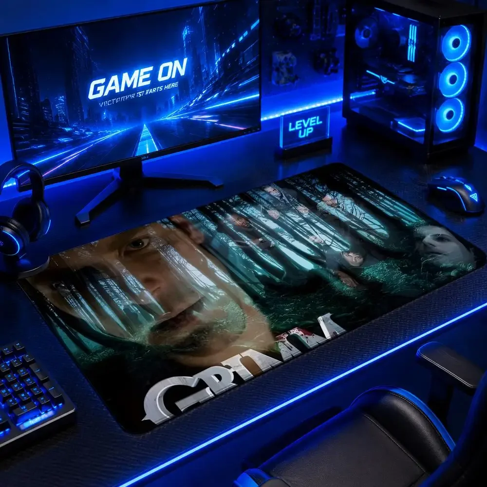 Twisted T-TThe Grimm VariationsS Mouse Pad Gaming Mouse Pad Desk Mat Waterproof Non-Slip Rubber Base Stitched Edges Office