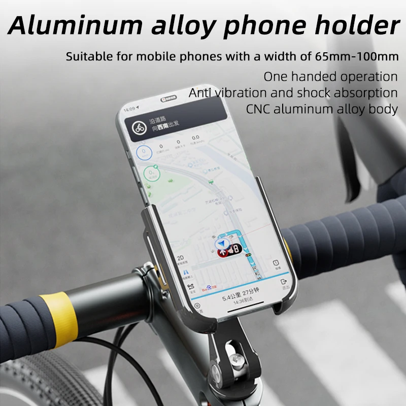 

GUB Bike Phone Holder for 4.2-7.2" Mobile Phone Universal Shockproof Cell Phone Holder MTB Road Bicycle Handlebar Mount Cradle