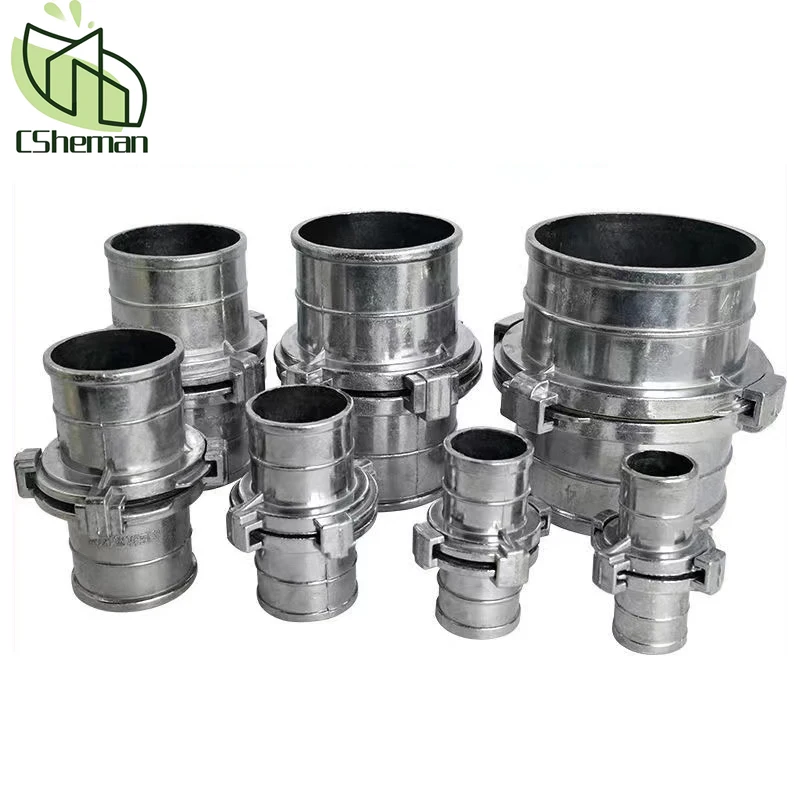 

Quick Coupling For Water Pipes Aluminum Pipe Fitting Hose Quick Connector With Clamp Fire Hose Agricultural Irrigation Accessory