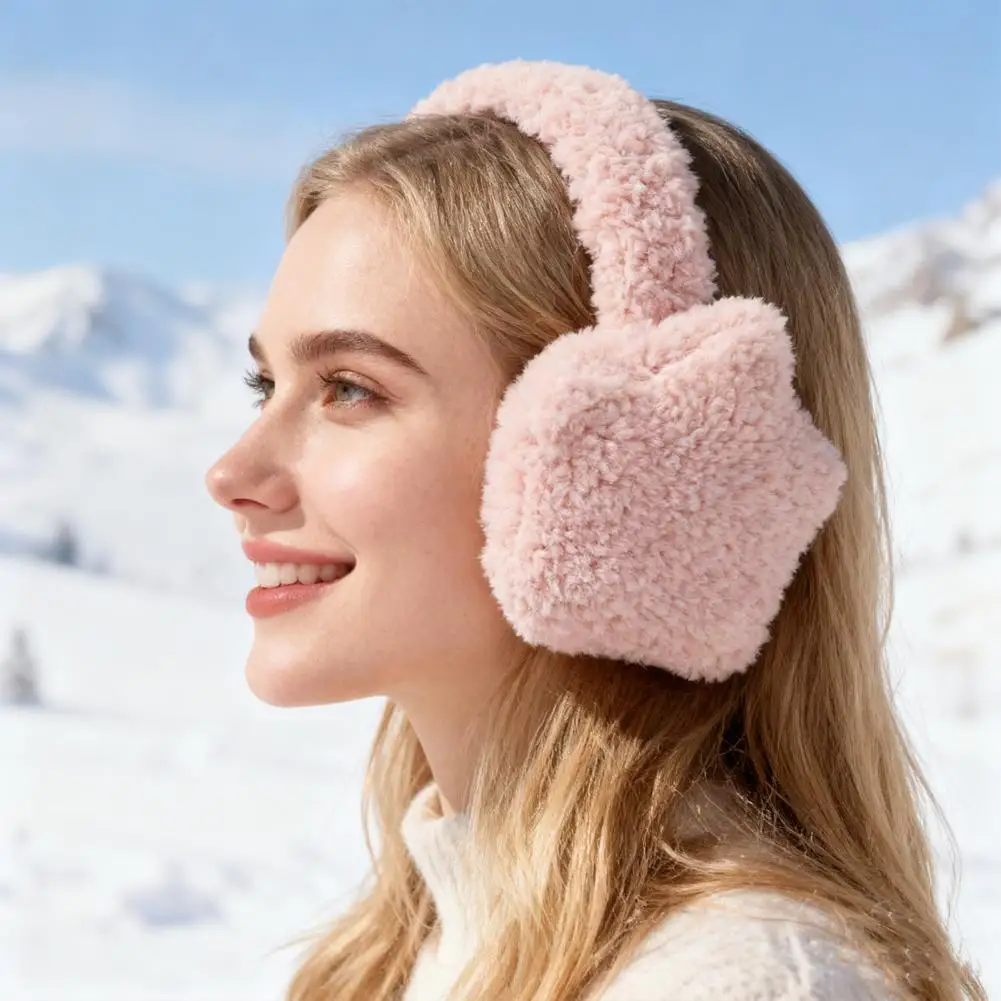 ที่ปิดหูแบบนุ่มรูปดาว สำหรับฤดูหนาว ให้ความอบอุ่น แฟชั่นสำหรับผู้หญิงและผู้ชาย ป้องกันความหนาวเย็นกลางแจ้ง