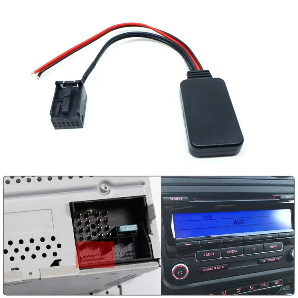 1 Set Car Adapters Car Bluetooth 6000 CD Audio Aux Cable Bluetooth 5.0 6000CD Music Adapter For Ford Mondeo MK3 Focus 2 MK2