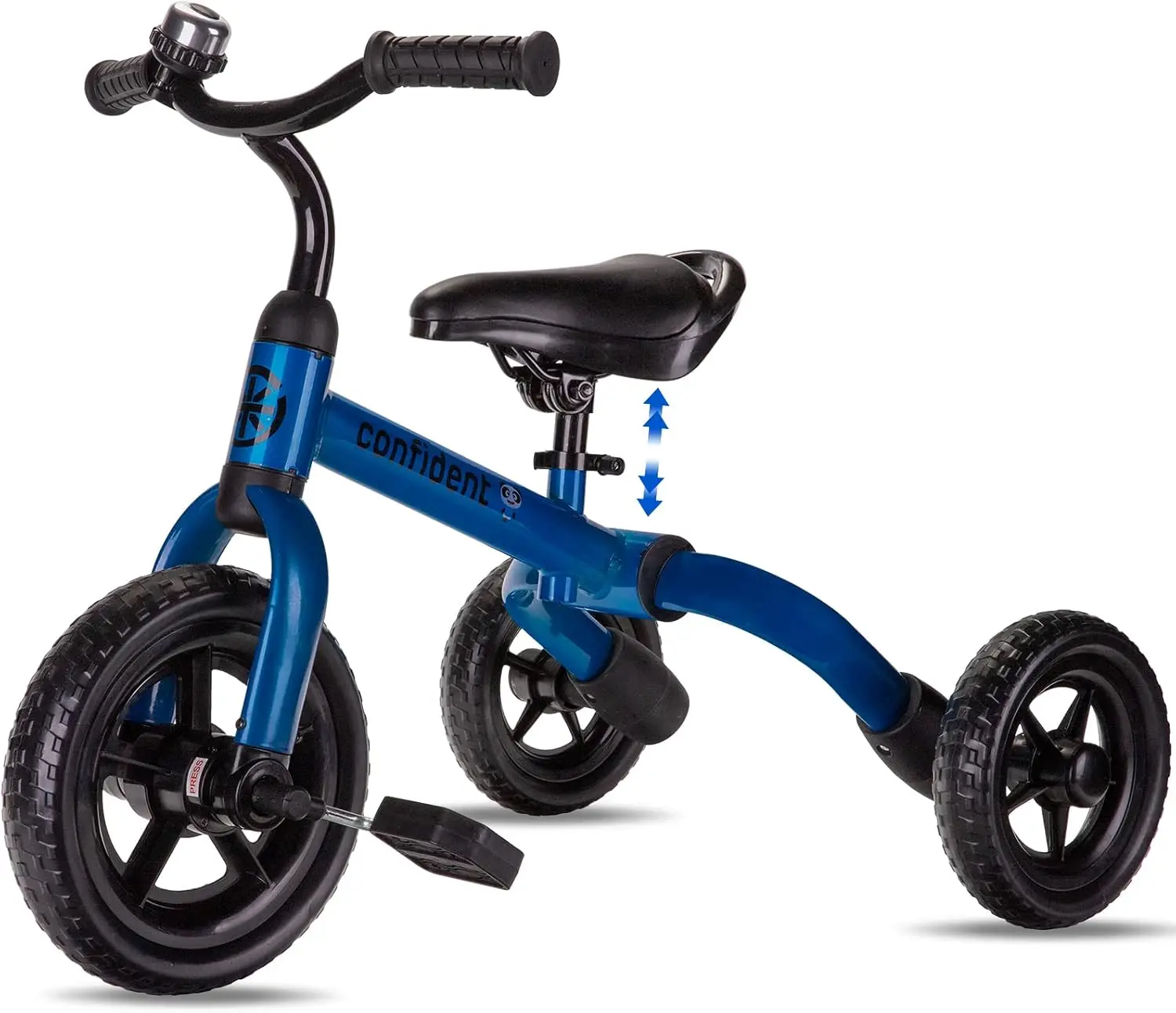 3 in 1 Tricycle for Toddlers Age 2-5, Folding Kids Balance Bike