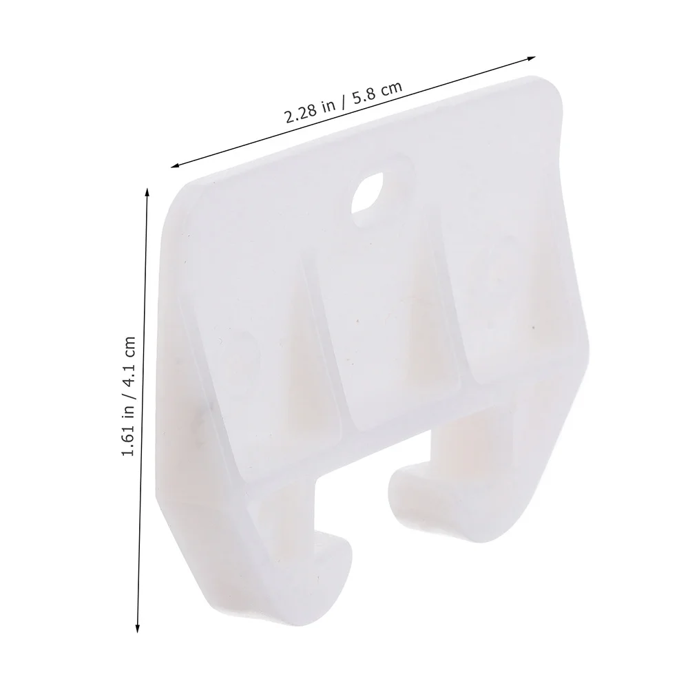 

20 Pcs Plastic Latch Track Drawer Guides Replacement Part Crab Shape Furniture Slides