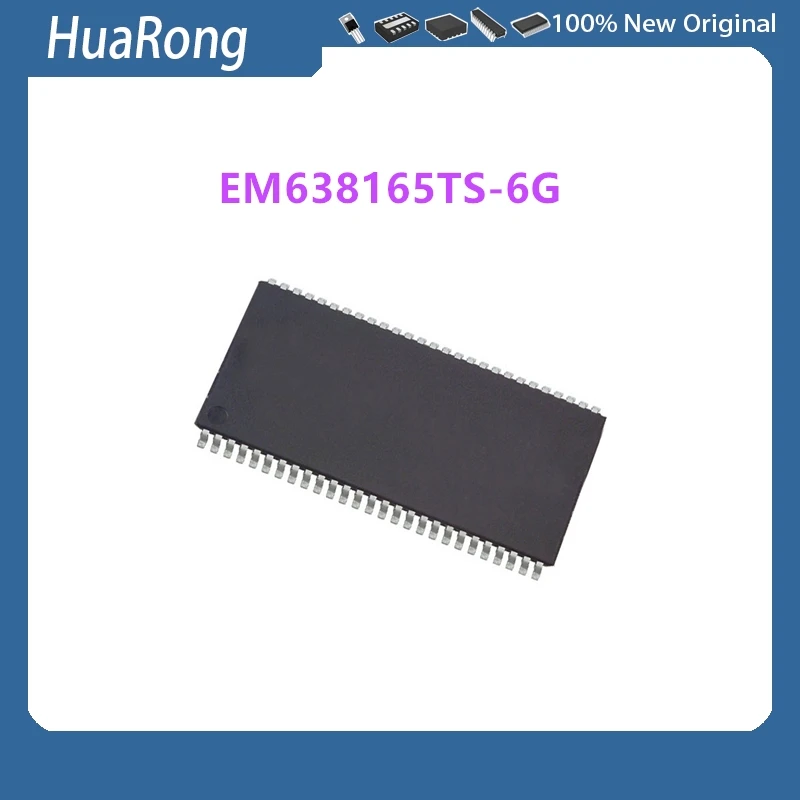 

10Pcs/Lot EM638165TS-6G EM638165 TSOP54