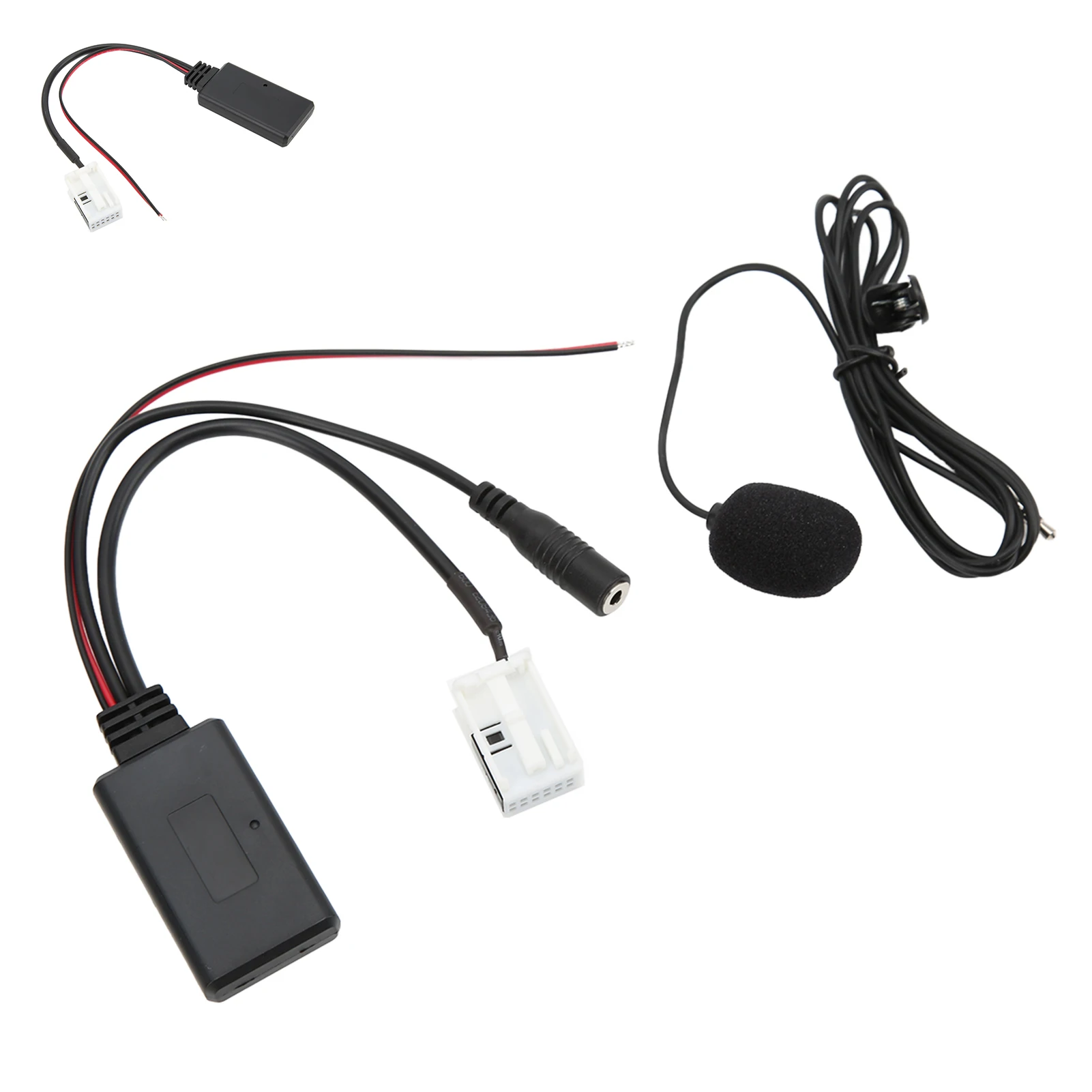 12pin BT 5.0 Module AUX in Cable MP3 Music Adapter Replacement for RCD300 RCD310 RNS300 RNS310 RCD510 Delta 6/7 Premium 6/7
