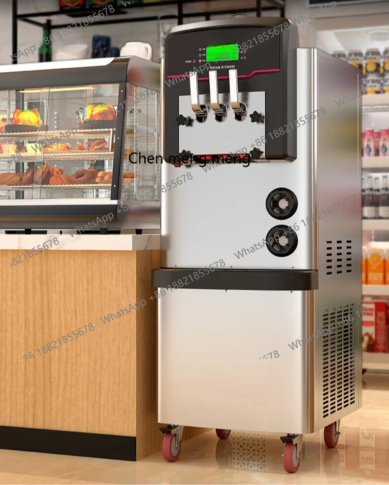 

Commercial ice cream machine, cone machine, stainless steel soft ice cream machine, vertical automatic