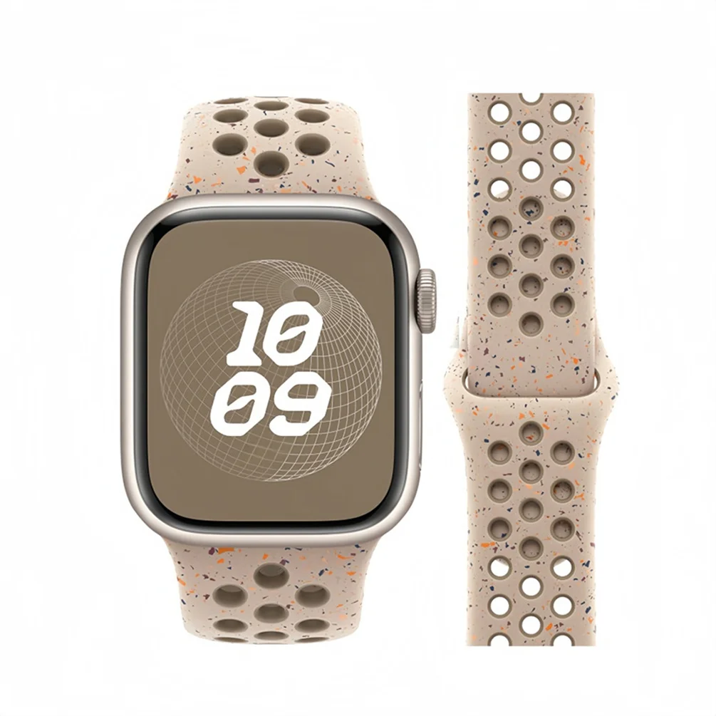 Original Silicone Watch Strap For Apple Ultra 2 49MM Sports Rubber Band For Iwatch 11 10 9 8 7 6 SE 4 45MM 44MM 42MM 41MM 46MM