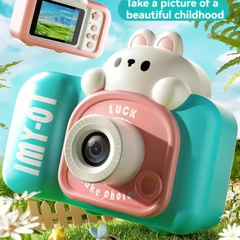 Children's camera 1080P HD Video toy cute rabbit digital camera educational toys for kids outdoor photography toy boys girls gifts