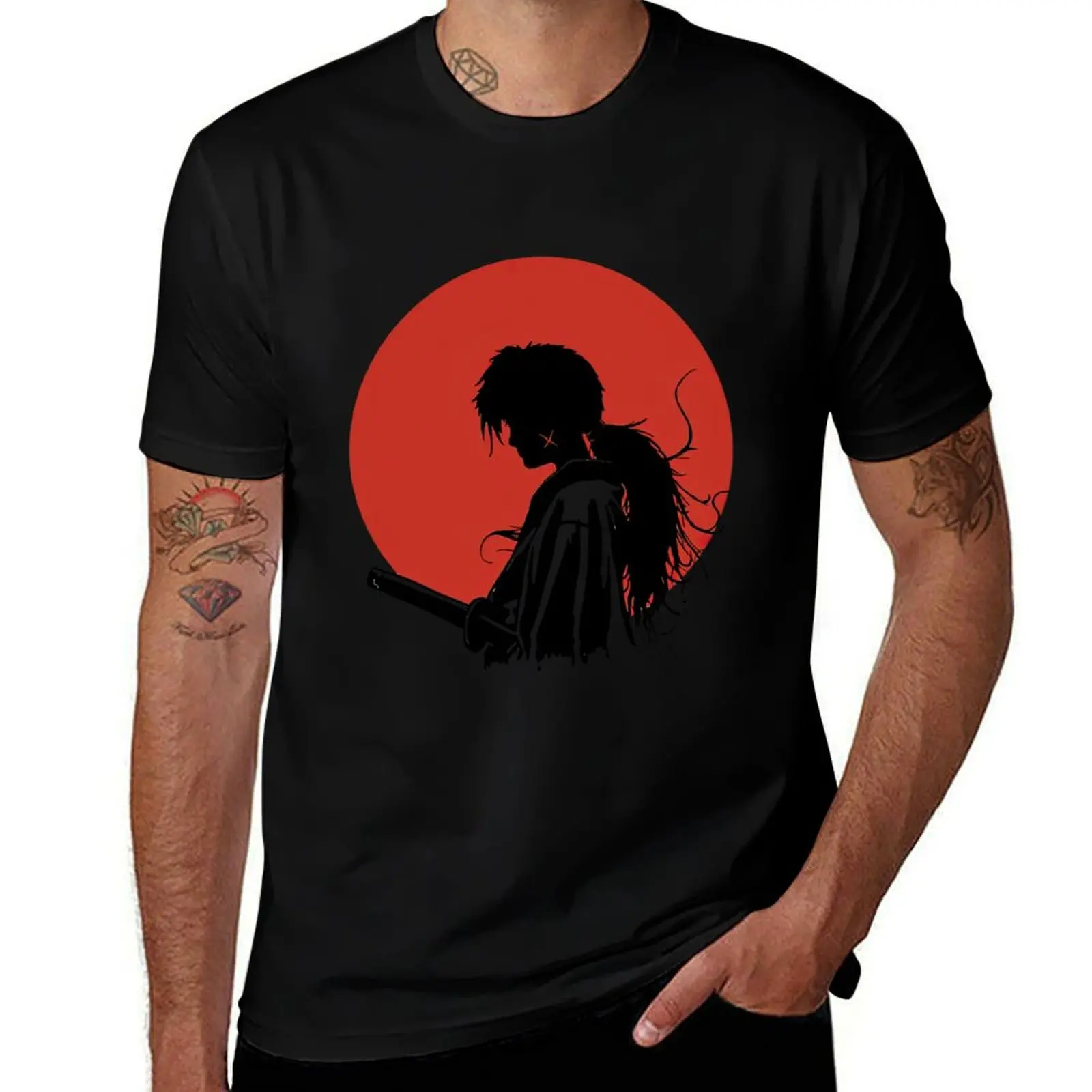 

Kenshin Sunset T-Shirt anime stuff croswit shirt man Blouse topping plain white t shirts men