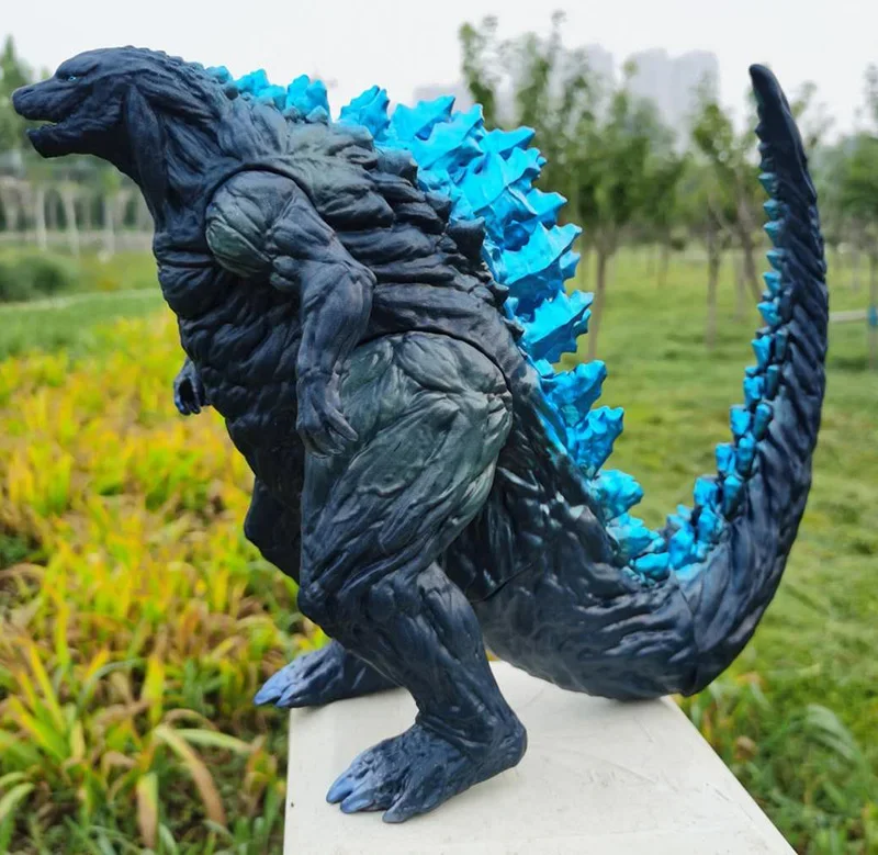 2024 New Godzilla VS King Kong Action Anime Figurie Large Godzilla King Ghidorah Soft Glue Monster Doll Model Ornaments Toys