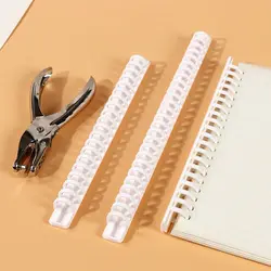 A5 B5 20/26 Holes Drawing Rod Type Loose-leaf Paper Book Circles Ring Scrapbook Album Binder Spiral Notebook Binding Clips