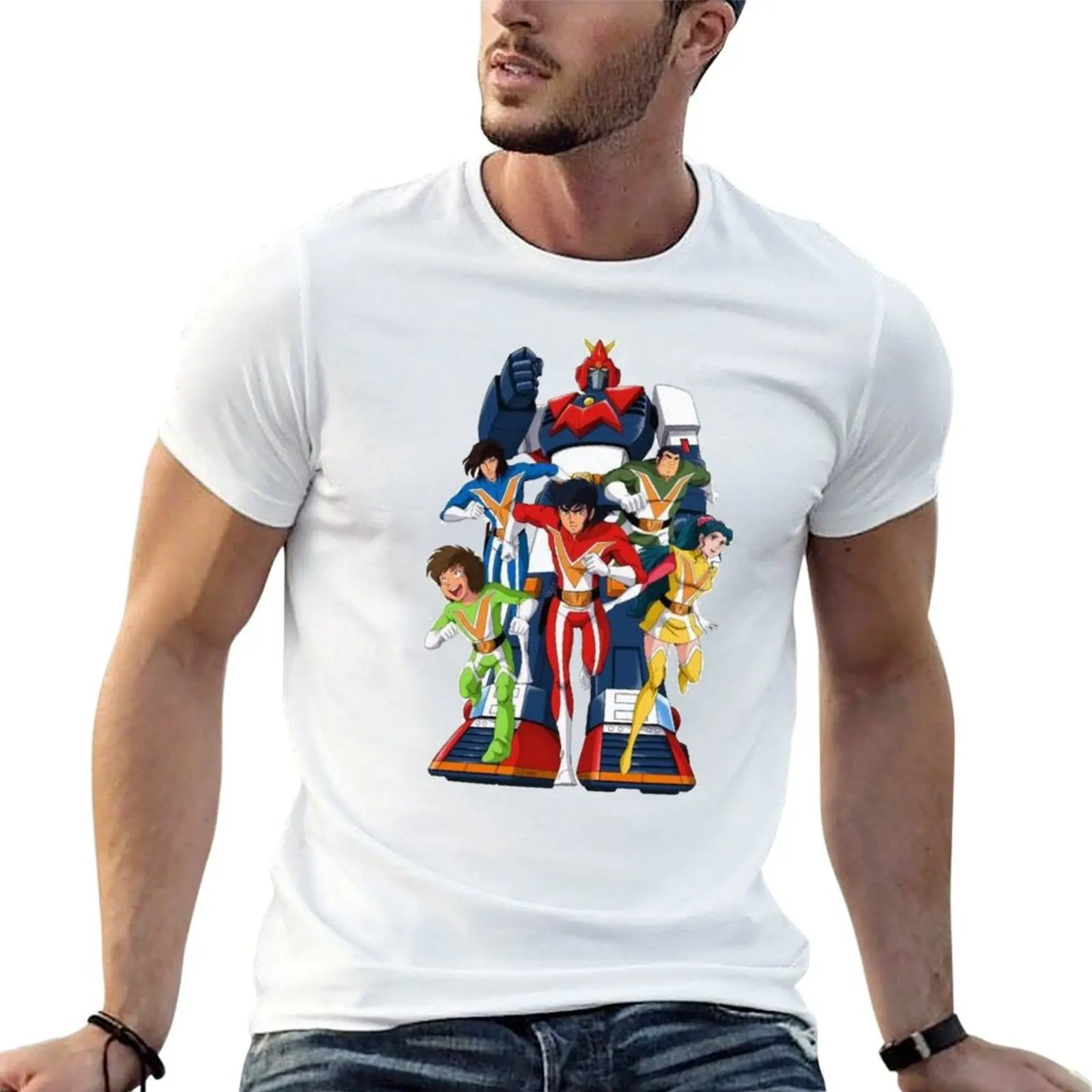 

tshirt t men T-Shirt luxury anime for Voltes casual shirts man t shirt V man