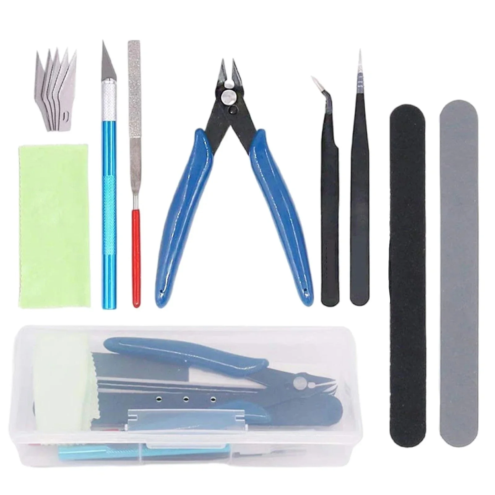 

9Pcs Modeler Tools Kit for Car/Toy/Gundam Model Building DIY Repairing Essential Craft Set Combination Toolbox