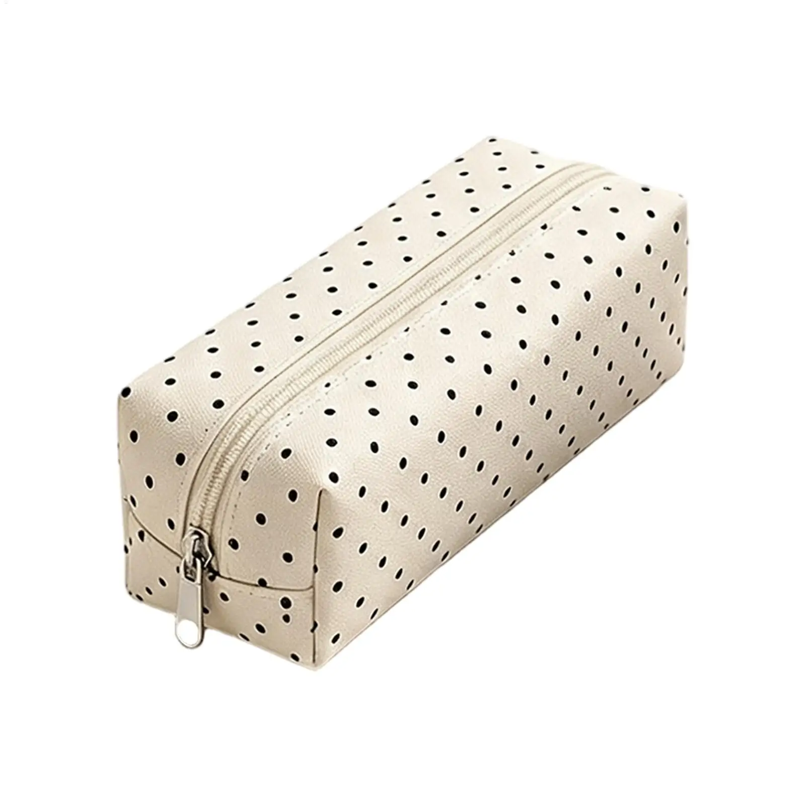 Pencil Pouch Dot Patterns Zipper Makeup Storage Organizer Bag Multi-Purpose Cute Pencil Case For School College Classroom Dorm
