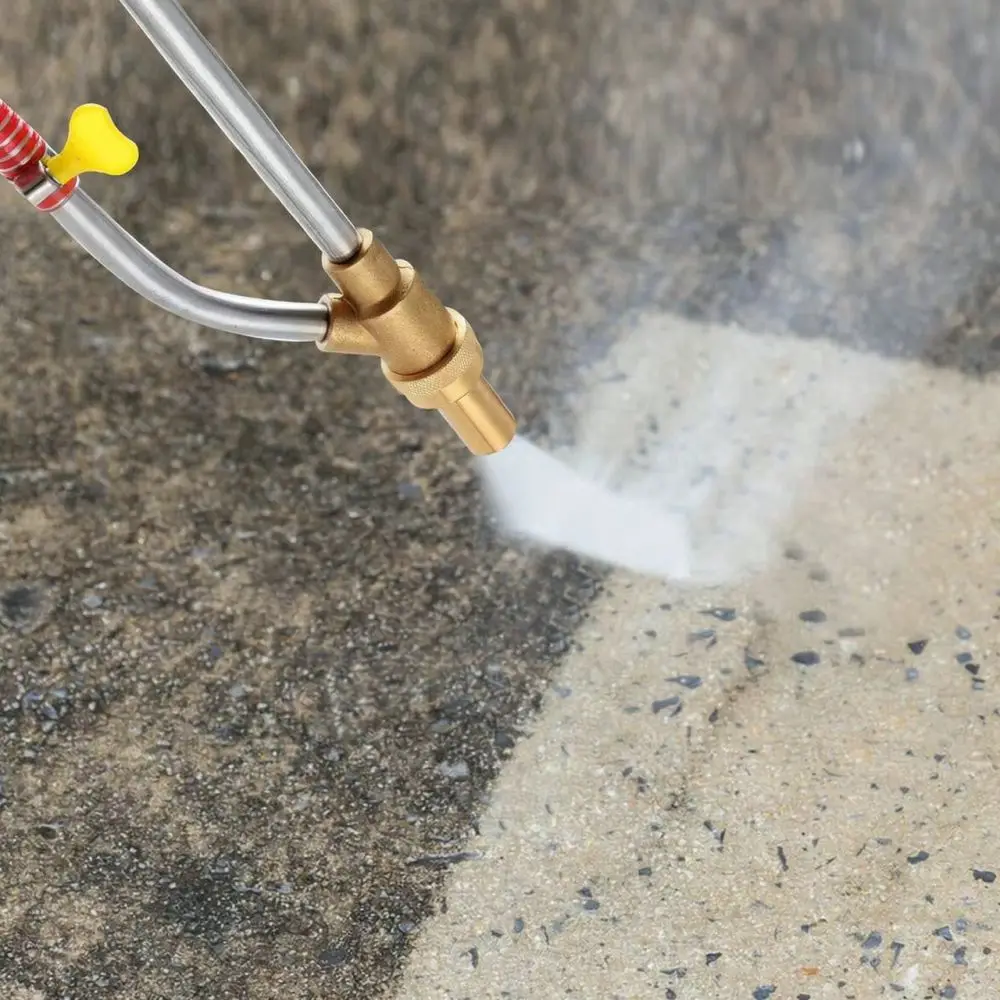 Sandblasting Attachment For Pressure Washer Ceramic Nozzle Rust Removal Tool 1/4 Inch Quick Connect Wet Sand Blaster Device