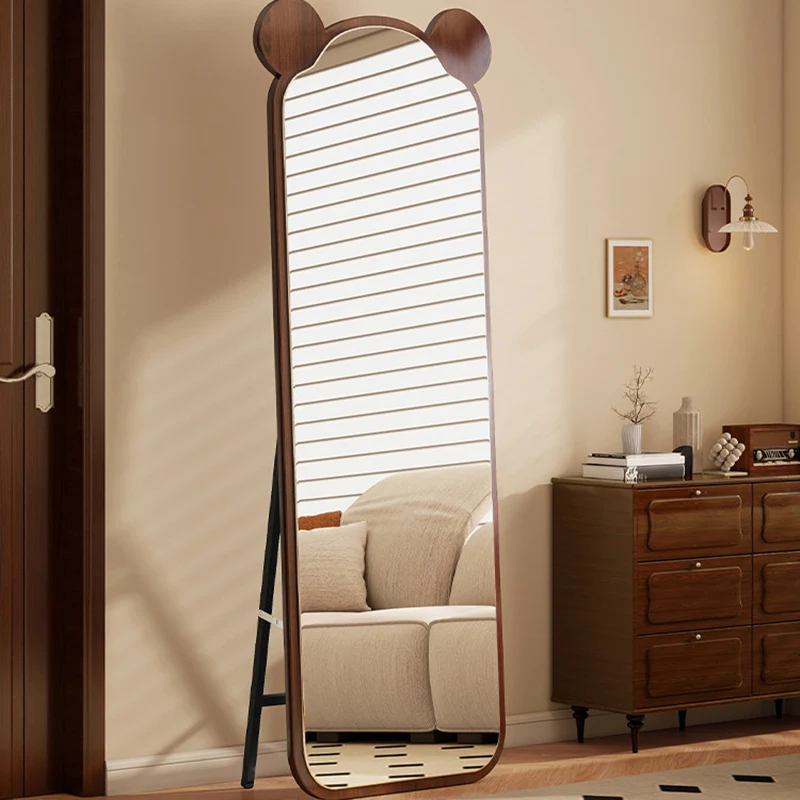 Standing Girls Mirror Modern Moving Living Room Full Body Long Luxury Bathroom Bedroom Mirror Floor Espelhos Home Decorations