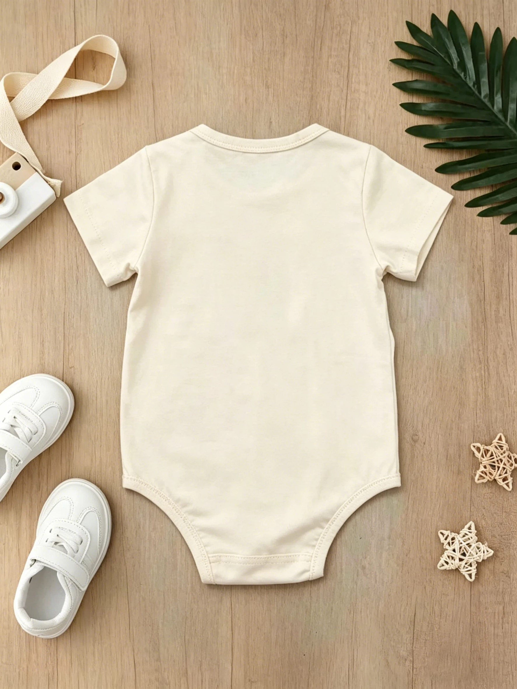 Fun Style Balloon Dinosaur Print Baby Short Sleeve One Piece Romper Summer New Arrival