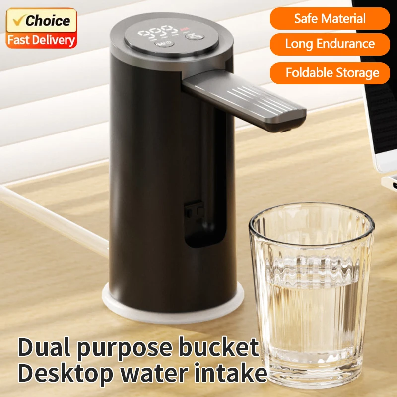 

Foldable Water Dispenser Pump Electric Automatic Bucket Pump Type C Charging Long Battery Life for Home Outdoor Use