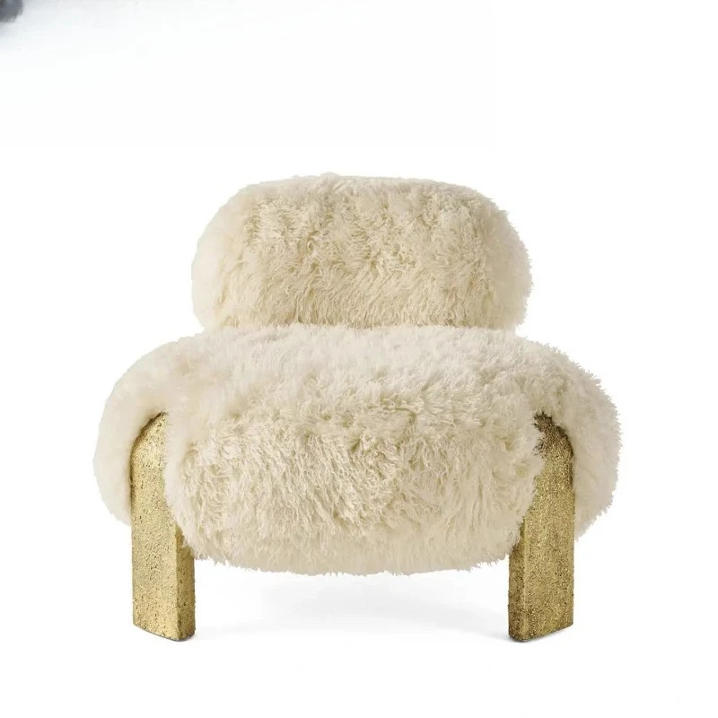 

Single sofa chair high-end sense home creative arc rotatable negotiation chair