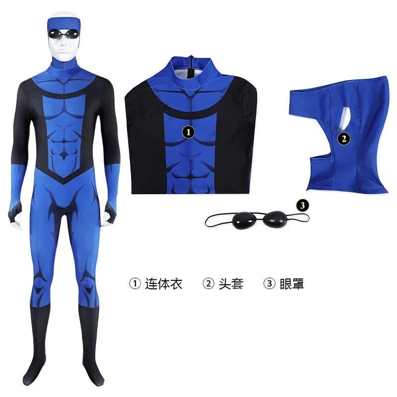 أزياء أنيمي التي لا تقهر التأثيرية ماركوس سيباستيان غرايسون حللا لمؤتمرات الهالوين التأثيرية موضوع الحفلات الرجال البالغين