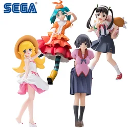 SEGA Genuine PM Monogatari Anime Figure Hanekawa Tsubasa Hachikuji Mayoi Ononoki Yotsugi Acerola Action Toys for Kids Gift Model