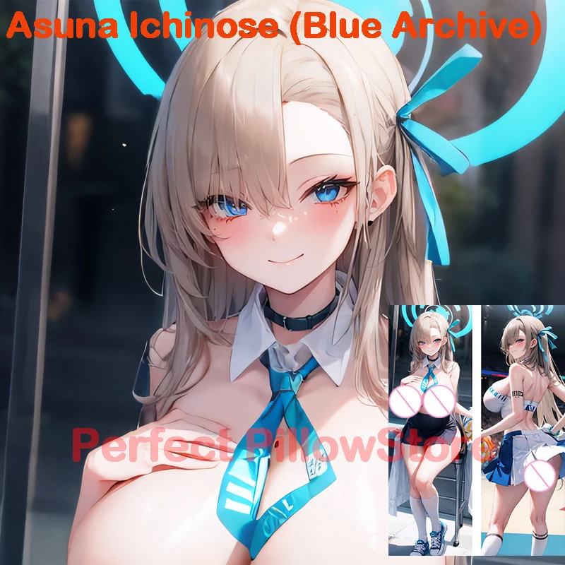 

Dakimakura anime Asuna Ichinose Blue Archive Double-sided Print Life-size body pillows cover Adult pillowcase