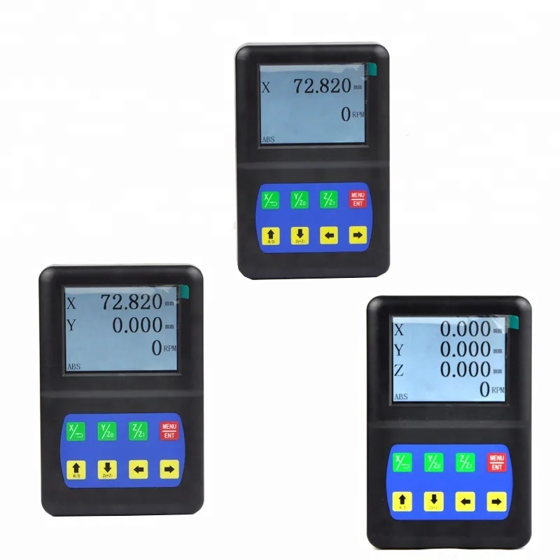 LCD Screen Small Size Dro for Lathe 3 Axis Digital Readout Display System with Optical Encoder 50-3000mm Linear Scale