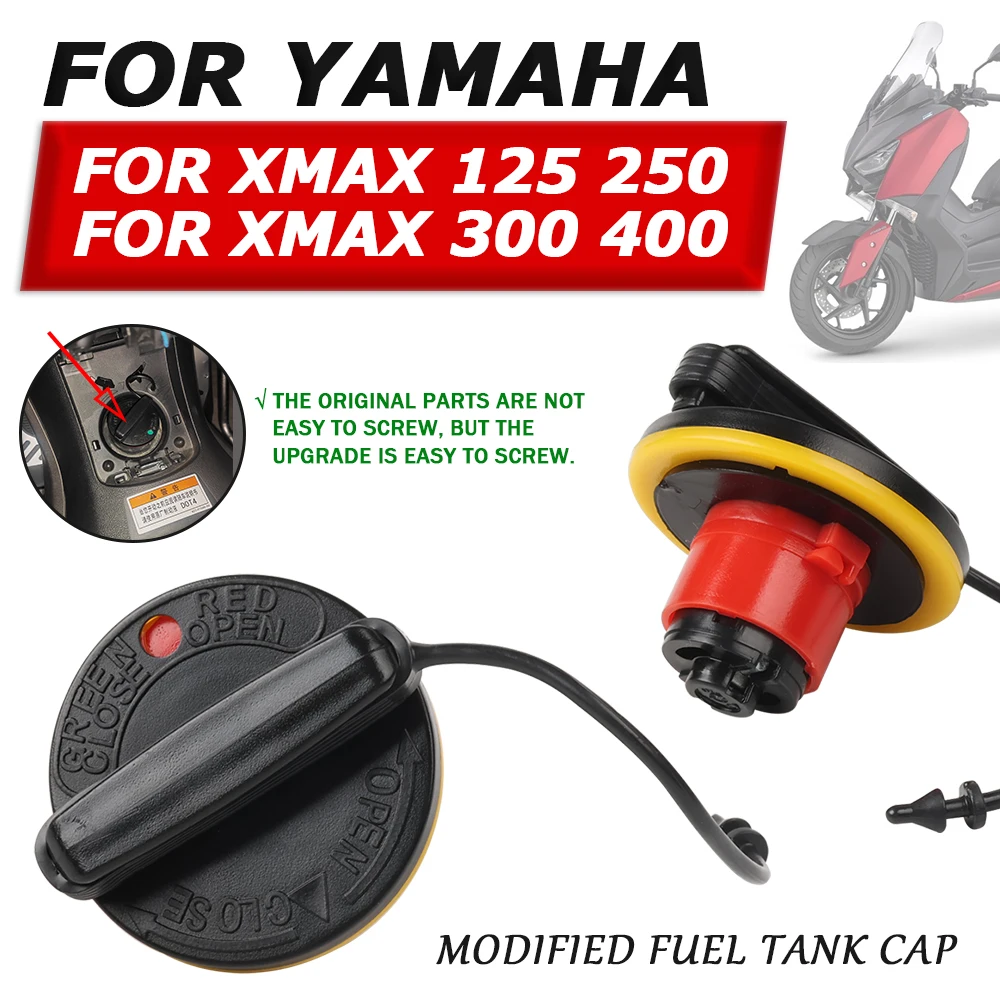 For Yamaha XMAX300 XMAX250 XMAX125 XMAX400 XMAX 300 X-MAX 250 125 Motorcycle Accessories Oil Fuel Tank Cover Cap Easy To Twist