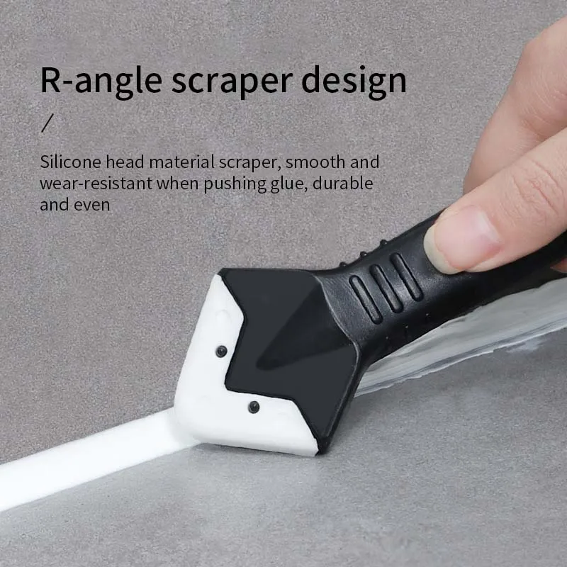 5 In 1 Silicone Scraper Sealant Smooth Remover Tool Set Caulking Finisher Smooth Grout Kit Floor Mould Removal Hand Tools Set
