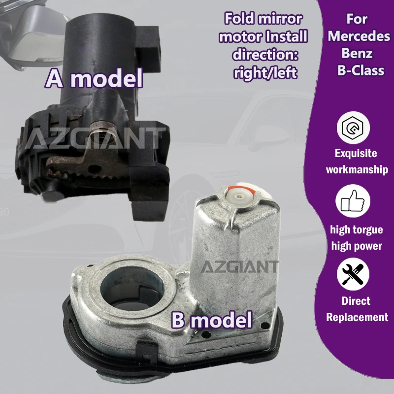 

For Mercedes Benz B-Class W242 W246 B180 B200 W245 B160 B200 Car Side Wing Mirror Folding Motor espejos de puntos ciegoso tool