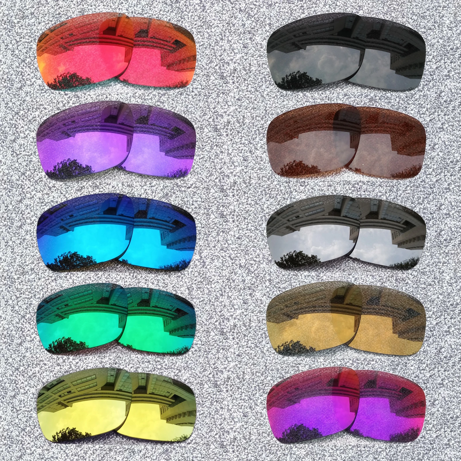 

HDTAC Polarized Replacement Lenses For-Oakley Tightrope OO4040 Sunglasses Multicolor Options