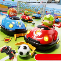 2pcs Rc Battle Bumper Car Toy For Toddler Boy Girl Catapult Robot Karting Toy Rc Battle Game For Family Children Holiday Gifts