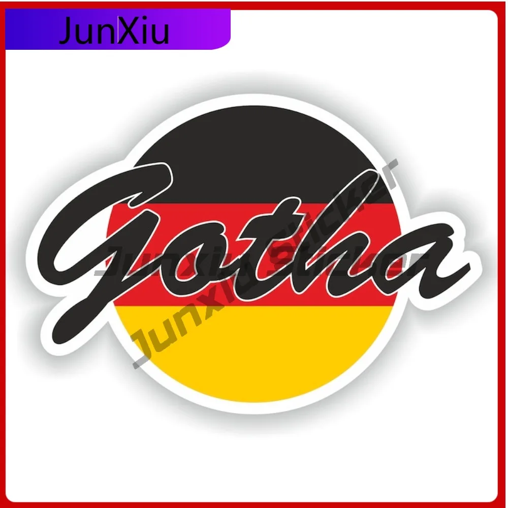 

Gotha City Cute Laptop Waterproof Sticker Vinyl Bumper Trendy Anime Motorcycle Graphic Window Accessory Proof Cute Germany Car
