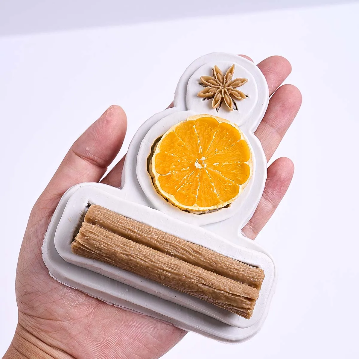الخريف شمعة قالب من السيليكون DIY بها بنفسك اليدوية الليمون القرفة ستار اليانسون المكسرات اليقطين قوالب الجص الراتنج كعكة بالشيكولاتة ديكور المورد