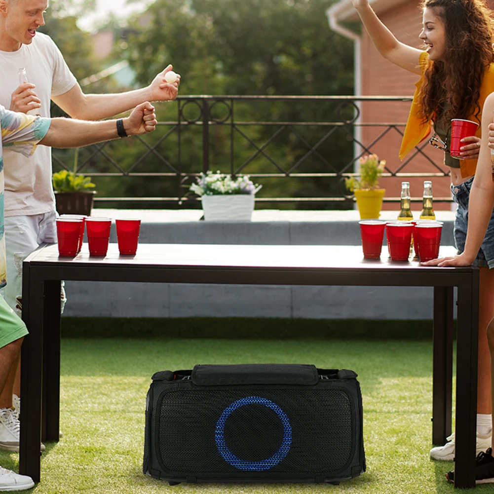 غطاء شبكي سهل الارتداء مقاوم للخدش في الهواء الطلق حماية من الغبار حافظة واقية لملحقات JBL PartyBox أثناء التنقل