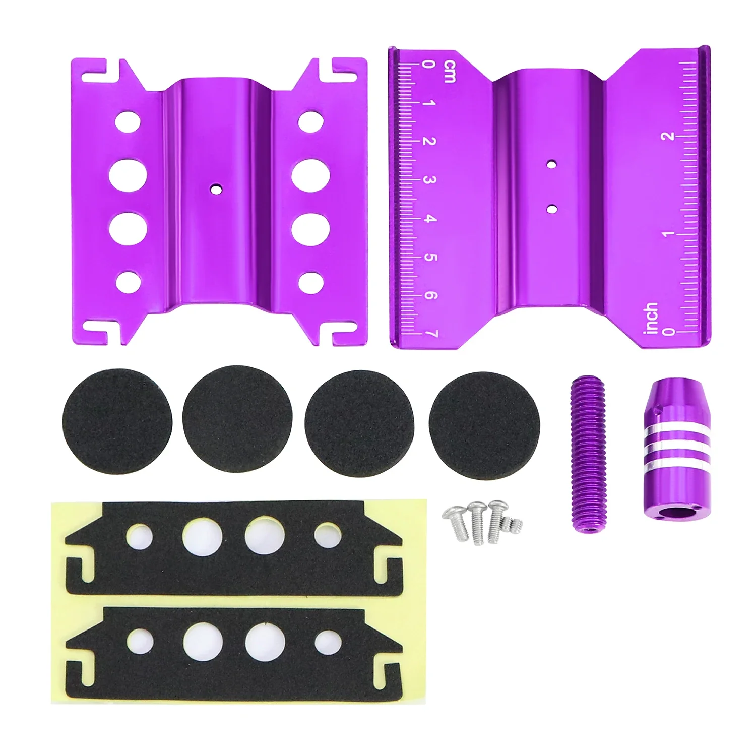 Aluminium-Reparaturständer Arbeitsstation 360 ° Drehbar und einstellbar für 1/18 1/24 RC Crawler SCX24 TRX4M FCX24 1/12 1/14 1/16 MN WPL – Detail 14