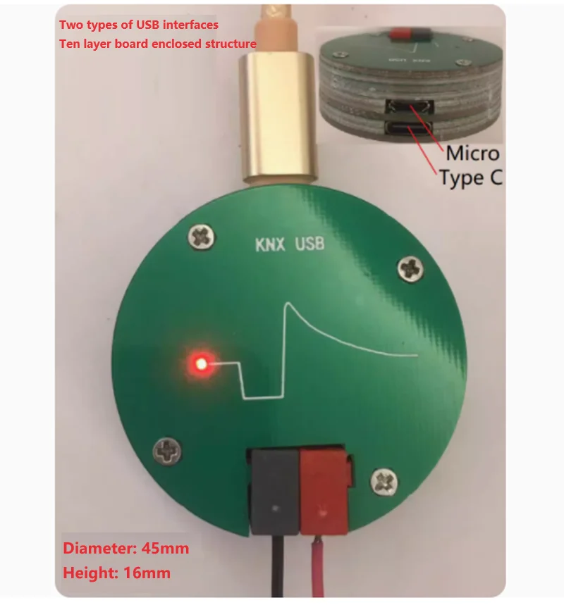 

KNX USB interface H8C09 thousand layer cake KNX downloader