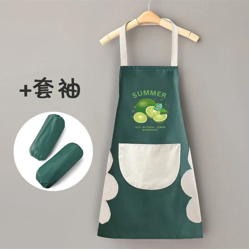 Hand-wiping Kitchen Household Cooking Apron Oil-proof Waterproof Men Women Adult Waist Coffee Overalls Cleaning Wipe Hand Apron