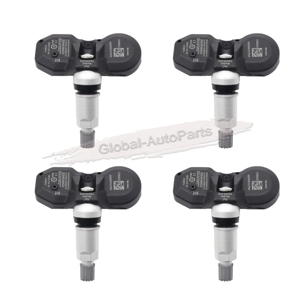 

Система мониторинга давления в шинах 4D0907275C, 4 шт., датчик давления в шинах, Автомобильный датчик TPMS, 433 МГц для Audi A6 Allroad Avant A8 Allroad