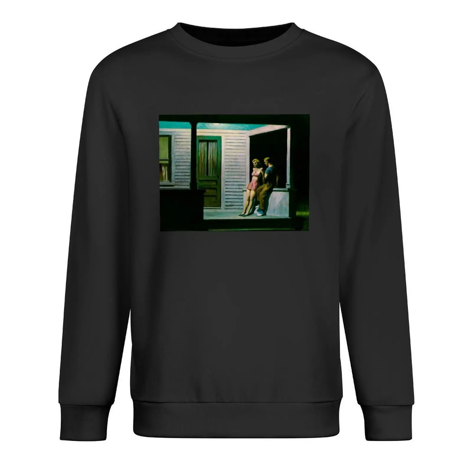 

Summer evening by Edward Hopper Pullover men clothes male clothes tracksuit men anime clothes sweatshirts men