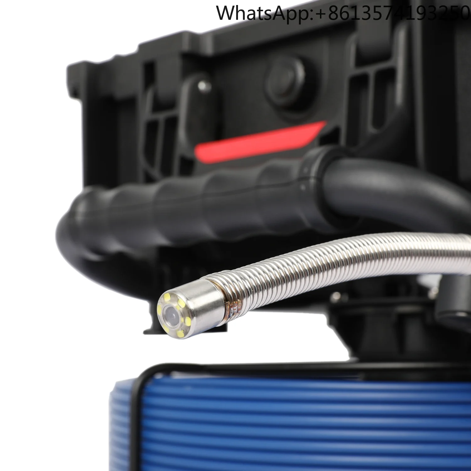 

Sewer Camera Drain Sewage Drainage Qy6566-12.8mm (40M) 13.3 Inch HD Pipe Inspection Camera 512Hz 4.8mm Blue Cable