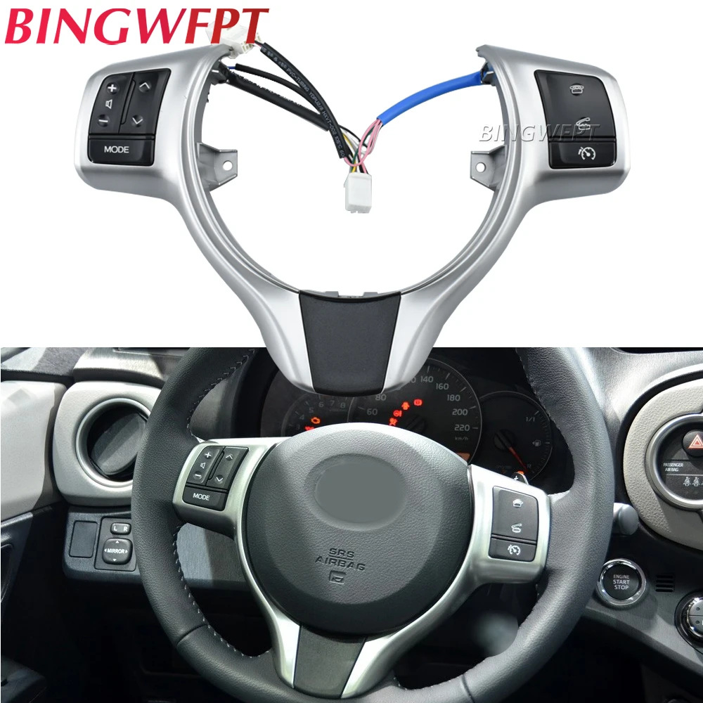 Super Steering Wheel Button For Toyota Yaris 2012-2018 Verso-S 2012-2014 Phone Control Volume Buttons