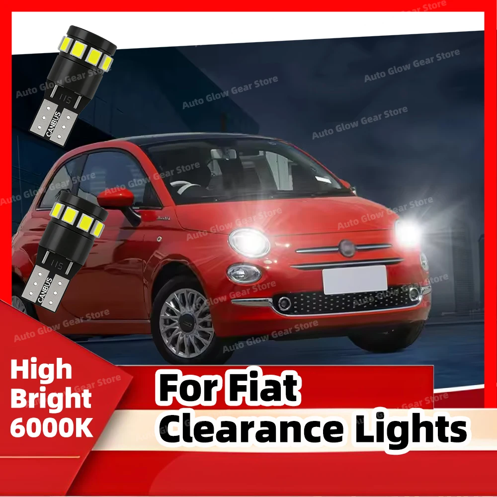 2PCS For Fiat Multipla Bravo 1 2 500 500L 500X 500E 500C Panda Tipo Freemont Sedici Stilo Car LED Signal Lamps Clearance Lights