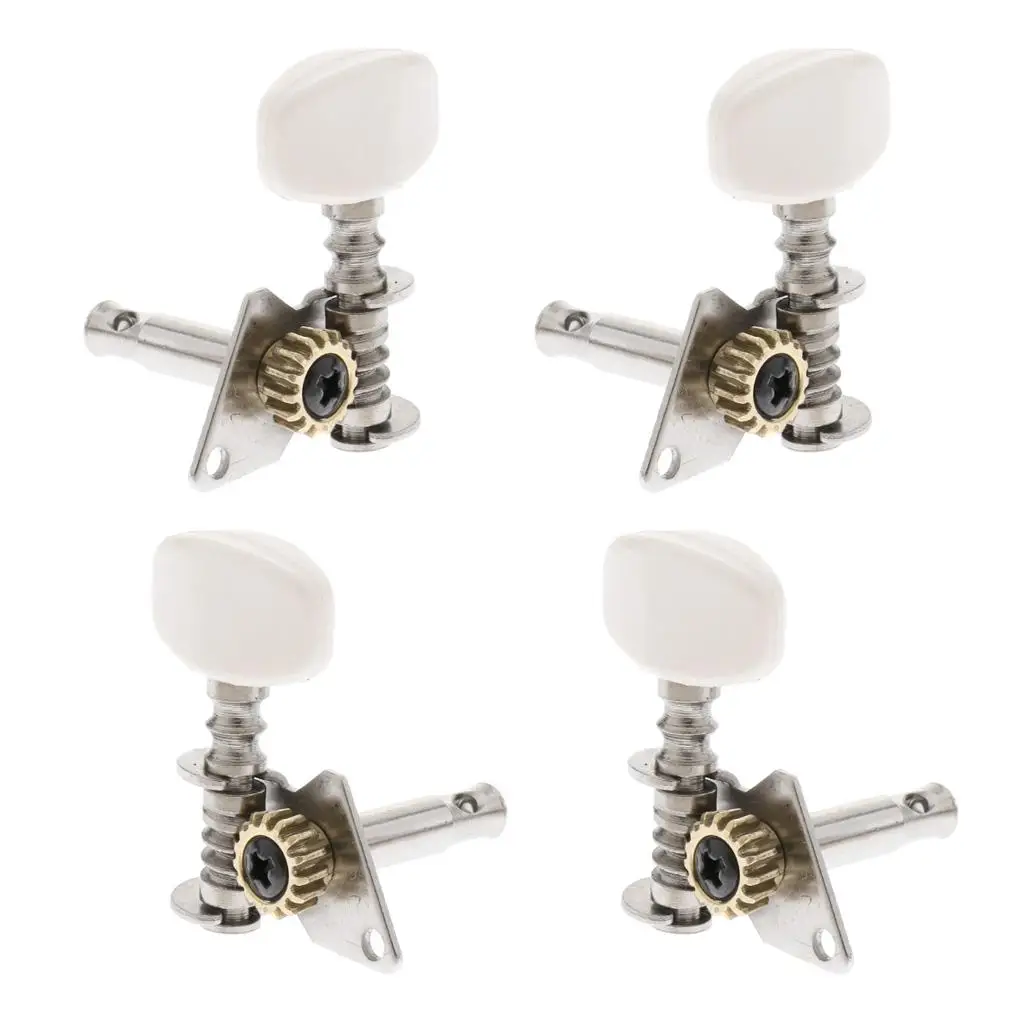 Ukulele Tuning Pegs Keys Vintage Guitar Parts Replacement Machine Heads for 4 String Ukulele