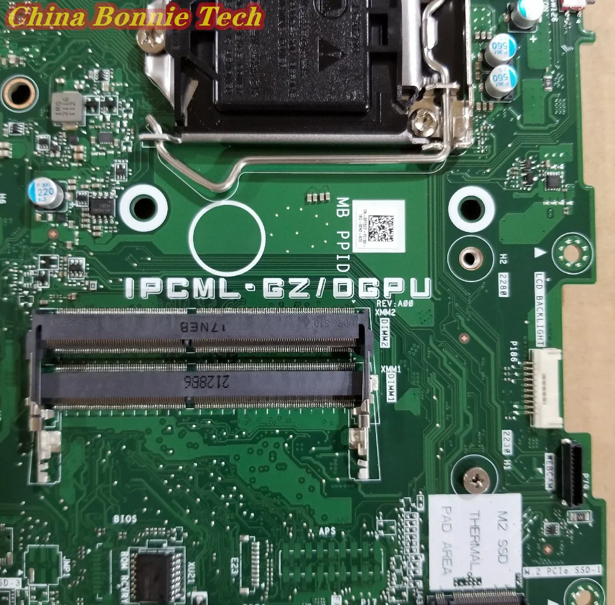 IPCML-GZ/DGPU for DELL OptiPlex 5480 7480 AIO Motherboard