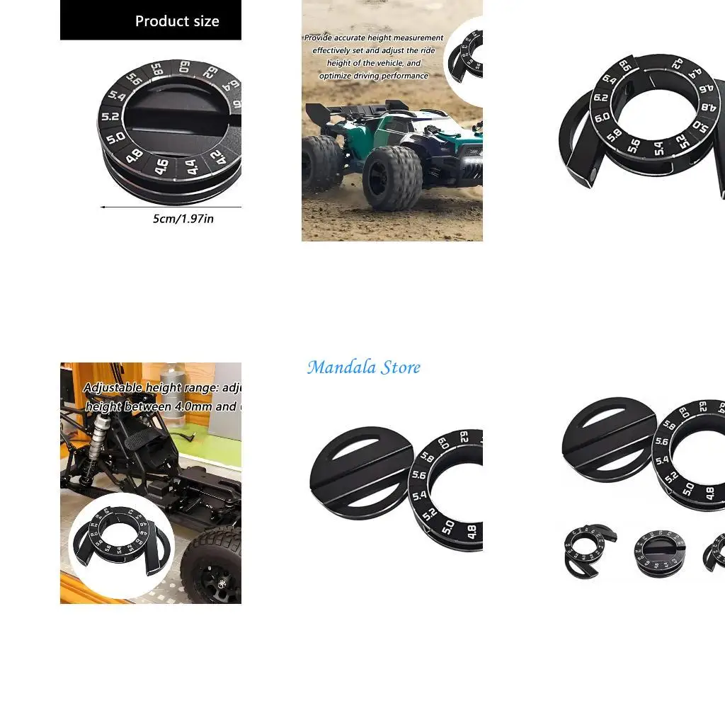 

U2JC Measurement Tool for Vehicles 6.6mm Height Adjustment Aluminum Metal