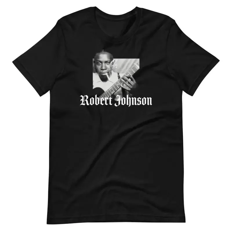 Robert Johnson Blues Guitar Photo T-Shirt