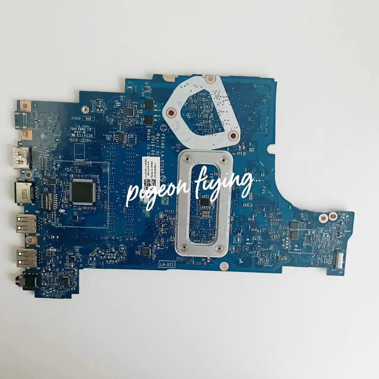 CN-0XHR1J 0XHR1J XHR1J Mainboard FOR Dell Inspiron 3490 3590 Laptop Motherboard CPU: I5-10210U GPU:216-0890010 2GB DDR4 LA-G716P