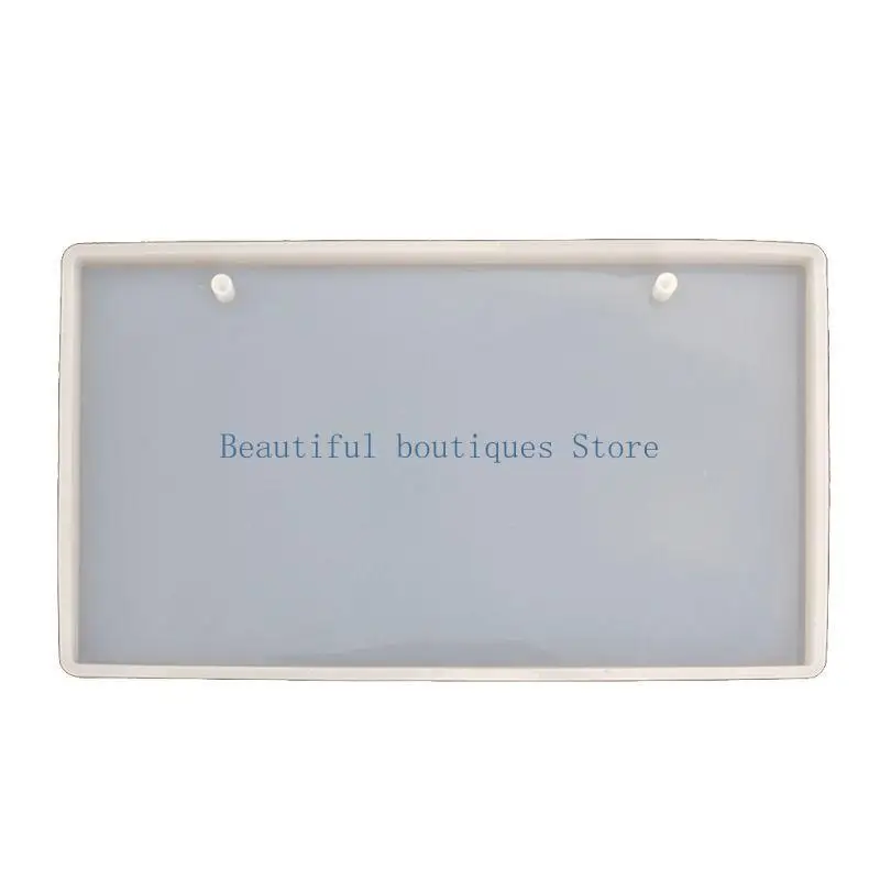 U4LF Doorplate Epoxy Resin Molds Welcome Hanging Sign Silicone Epoxy Mold Road Sign DIY Door Number Plate Resin Mold
